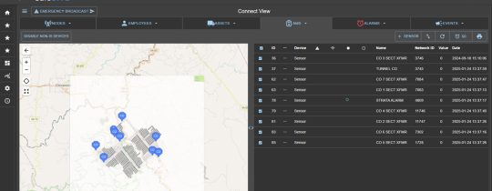 Strata SafeSITE user interface