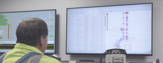 Strataconnect user interface on a flat screen